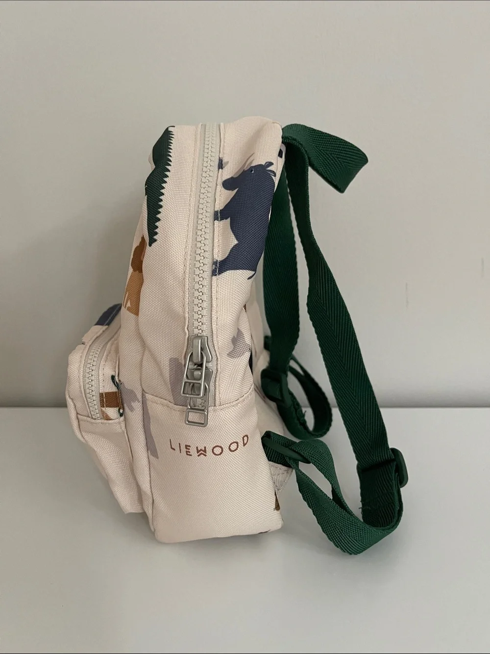 LIEWOOD Kids Lion Print Mini Backpack - Cream